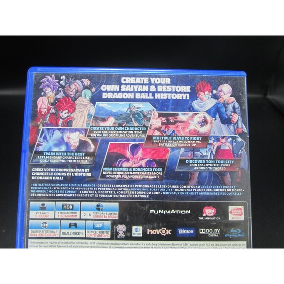 Dragon Ball XenoVerse‎ Sony PlayStation 4 Tested PS4 No Manual - Picture 5 of 9